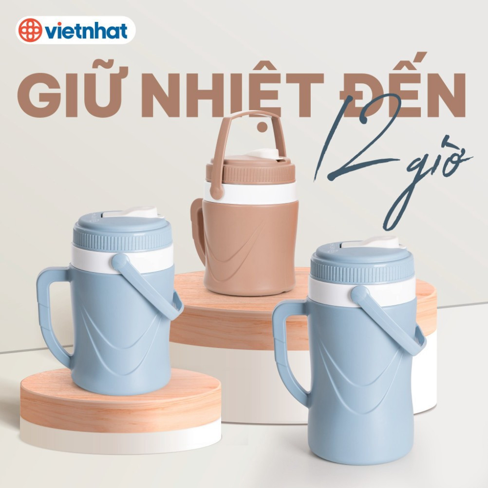 Bình giữ nhiệt dung tích 2L Việt Nhật 0118 tiện lợi