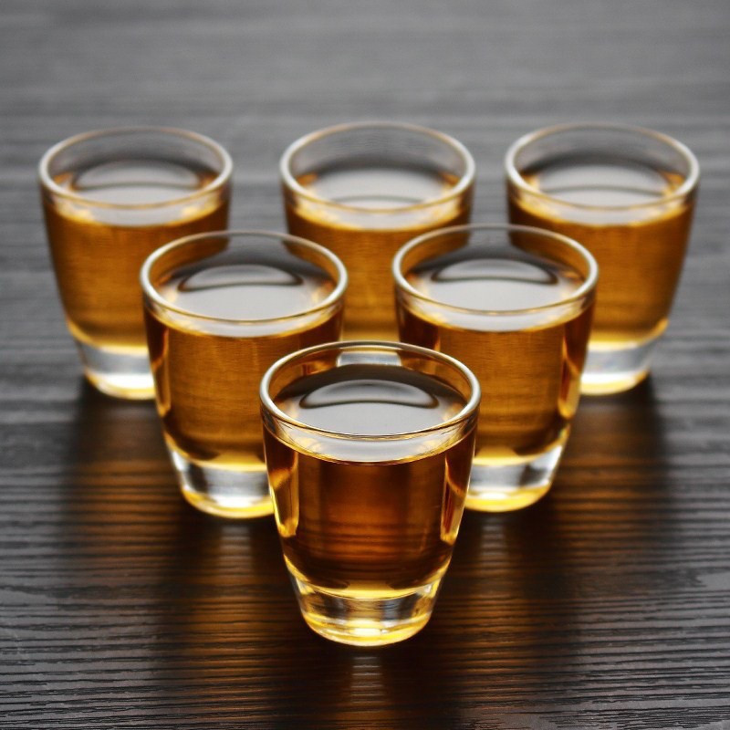 Bộ 12 ly cốc thuỷ tinh uống rượu dáng bầu PCD
