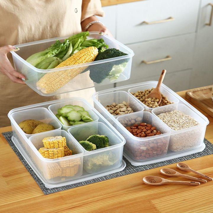 Hộp đựng thực phẩm 4 ngăn có thể tháo rời