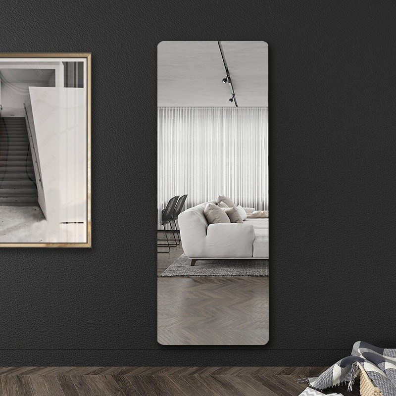 Gương toàn thân dán tường, tủ quần áo, phòng khách dáng chữ nhật