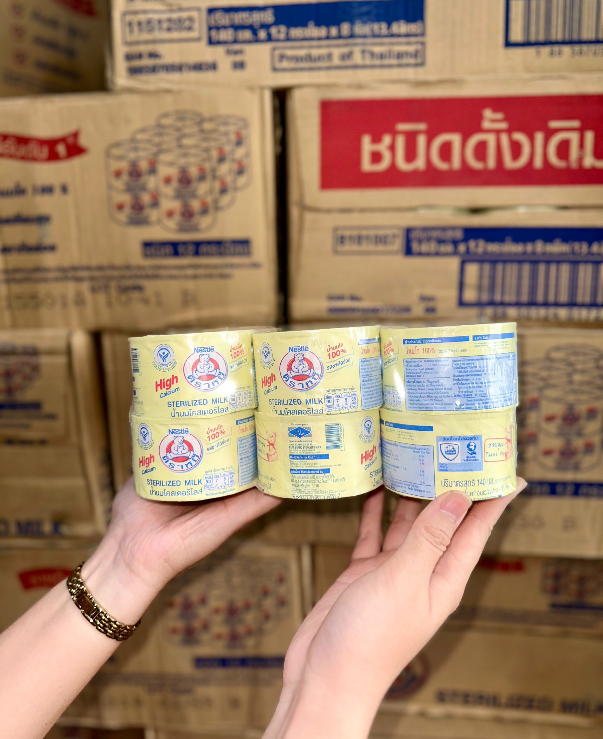 Sữa Gấu Thái Lan Nestle Vàng 140ml