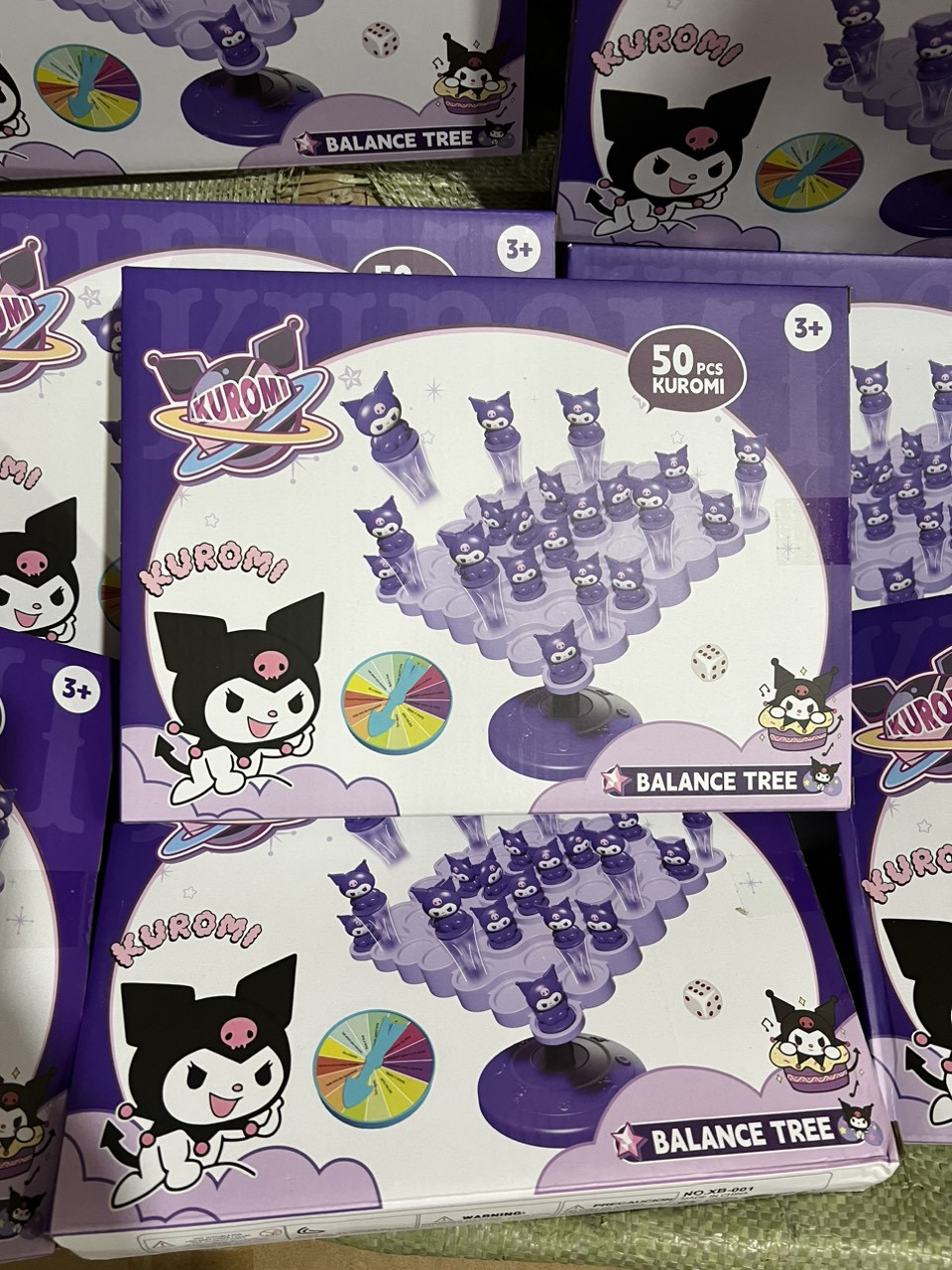 Đồ chơi xếp hình cây cân bằng hình Kuromi XB-001