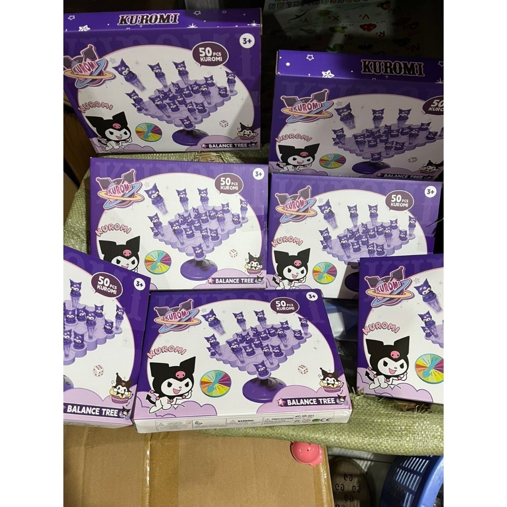 Đồ chơi xếp hình cây cân bằng hình Kuromi XB-001