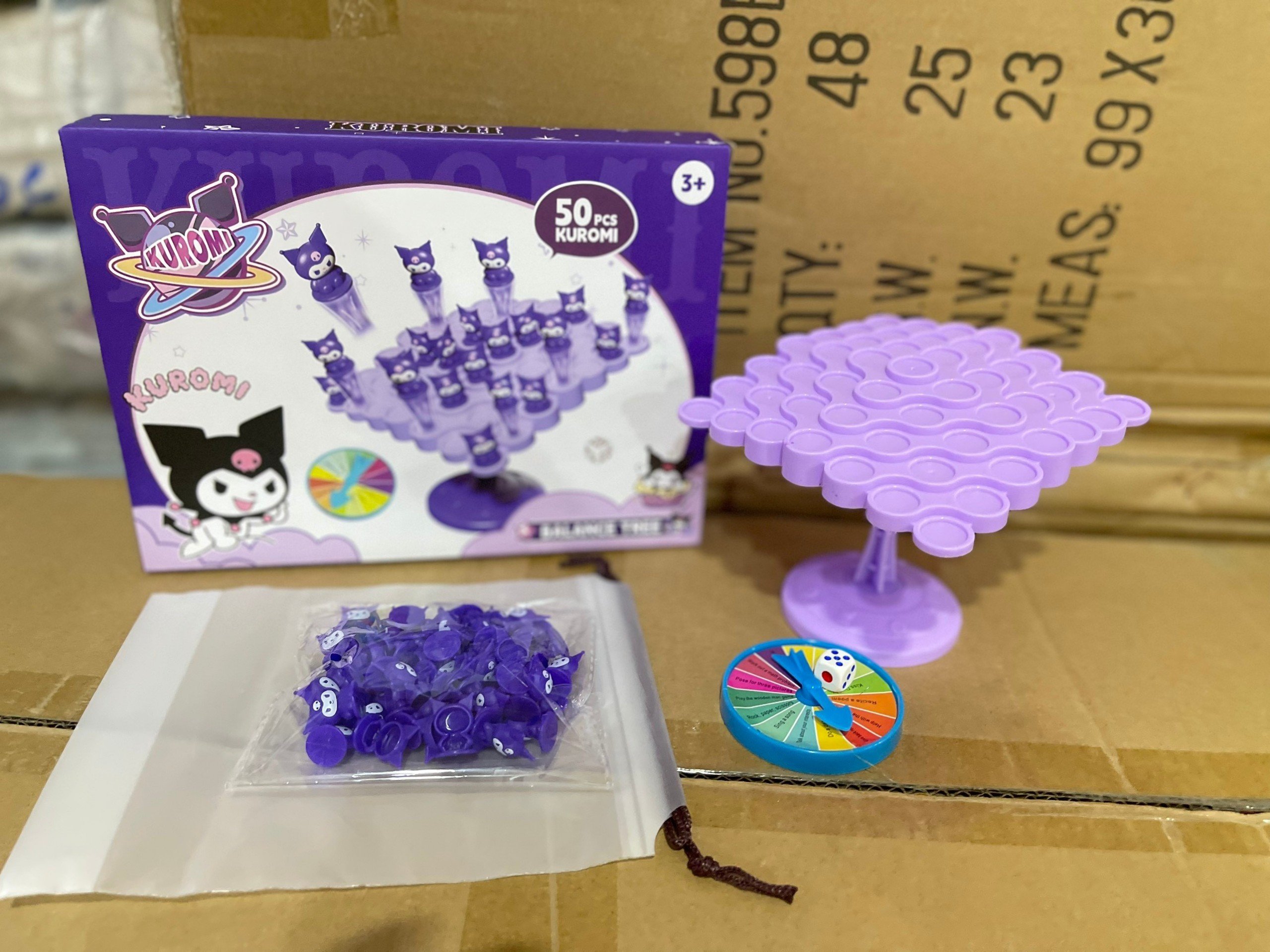 Đồ chơi xếp hình cây cân bằng hình Kuromi XB-001