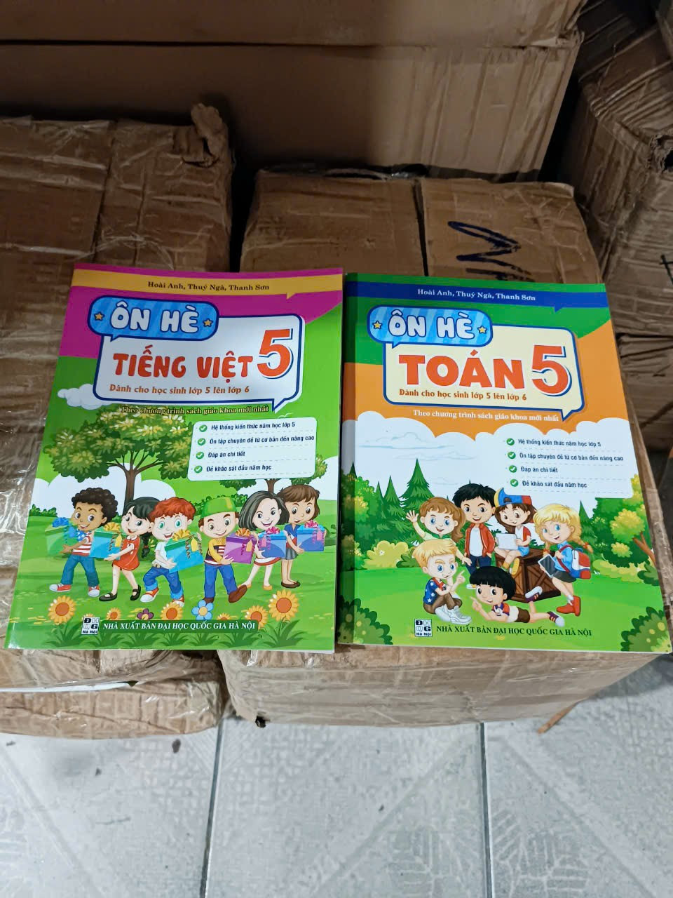 Sách tổng hợp kiến thức ôn hè Cấp 1 cho bé