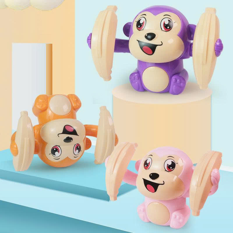 Đồ chơi khỉ nhào lộn 360 độ có đèn và nhạc vui nhộn