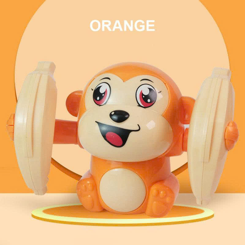 Đồ chơi khỉ nhào lộn 360 độ có đèn và nhạc vui nhộn