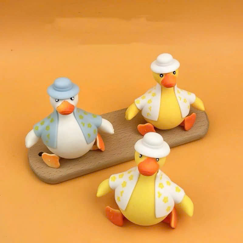 Đồ chơi nắn bóp đàn hồi xả stress hình chú vịt