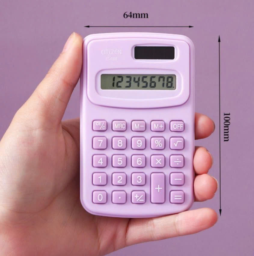 Máy tính cầm tay bỏ túi mini RENZDO KC-888C