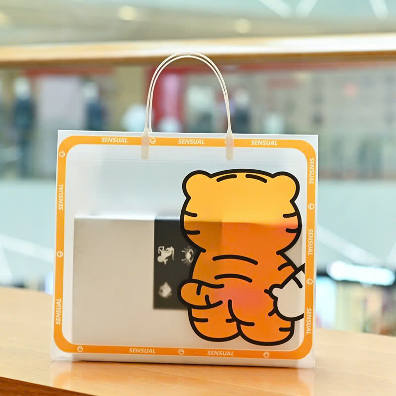 Set 3 túi bằng nhựa PP trong suốt không thấm nước