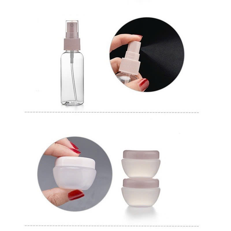 Set chiết mỹ phẩm 11 chi tiết mang đi du lịch tiện dụng