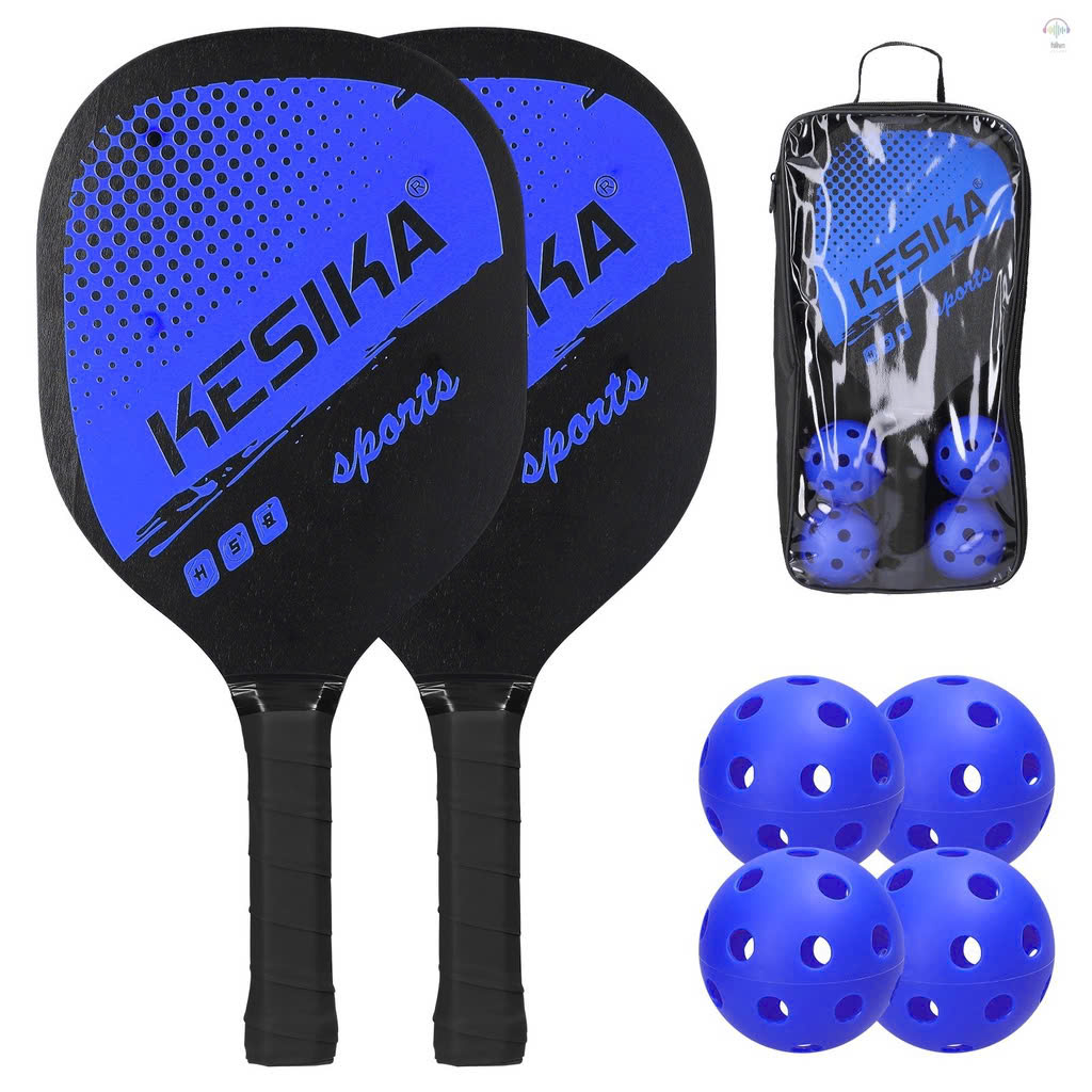 Bộ 2 vợt kèm túi đựng 4 quả bóng Pickleball chuyên nghiệp