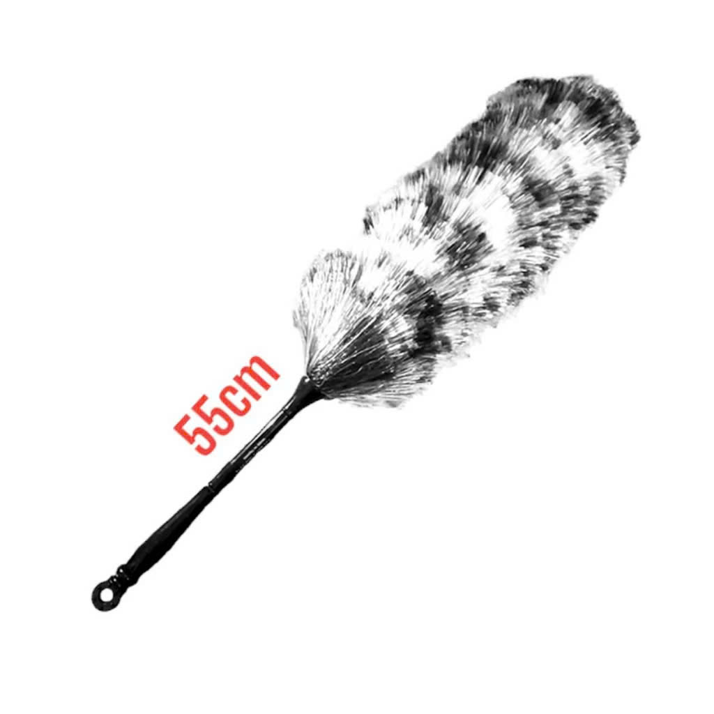Chổi Lông Đen Trắng Quét Phủi Bụi Nhựa Đa Năng