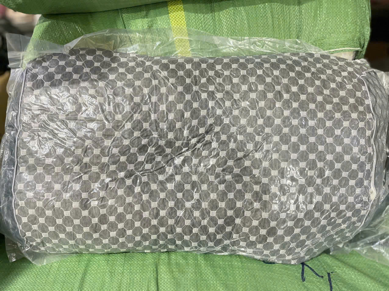 Gối Spa dệt kim 3D mềm mại chăm sóc sức khoẻ (T50) - Màu Đen