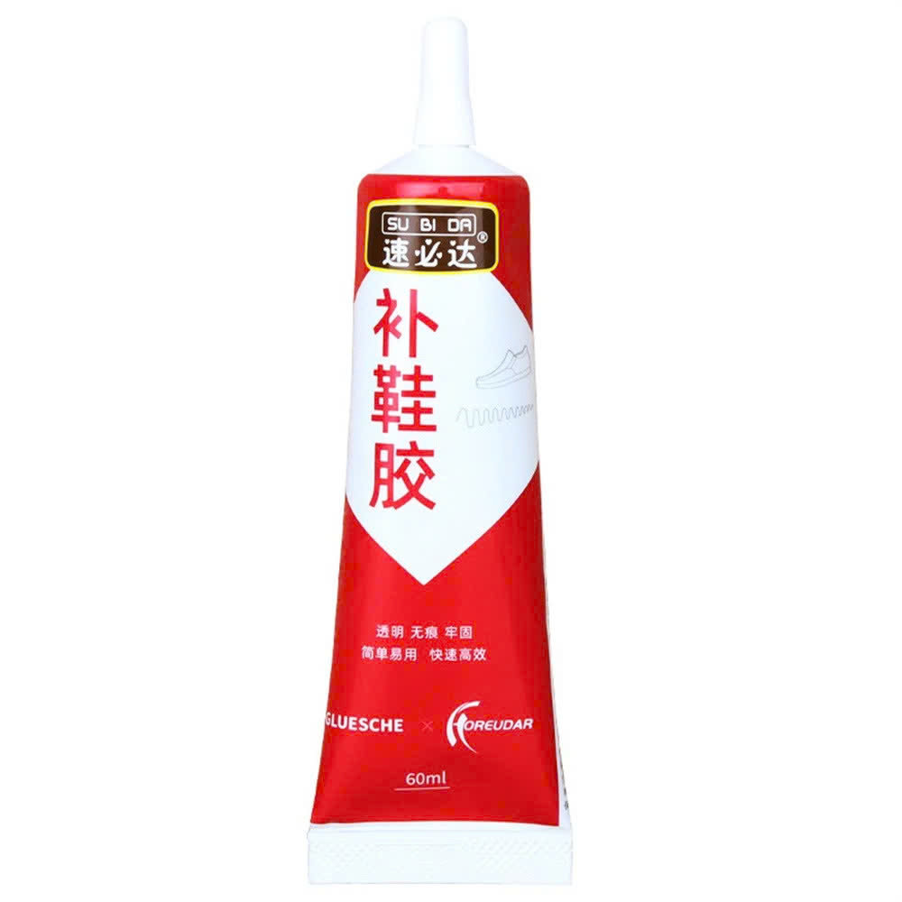 Keo đỏ dán giày thể thao bằng cao su trong suốt chống thấm nước 60ml