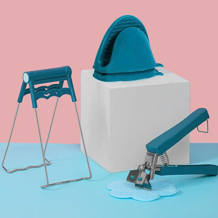 Bộ dụng cụ gắp đồ nóng chuyên dụng 4 chi tiết