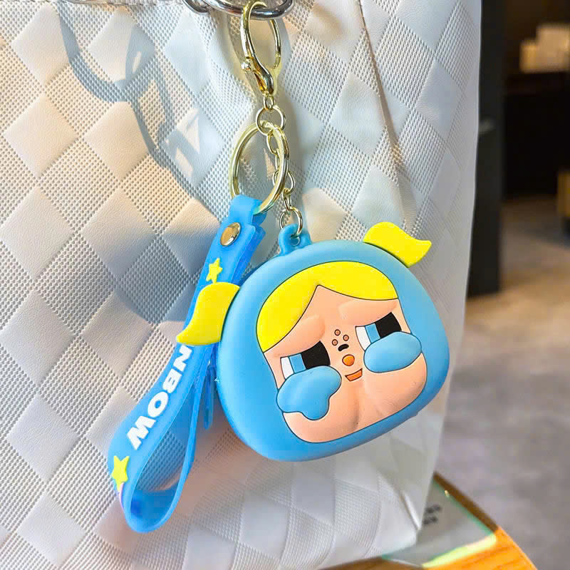 Móc khoá silicon hoạt hình Baby Cry dễ thương