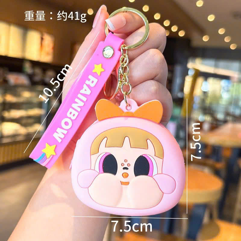 Móc khoá silicon hoạt hình Baby Cry dễ thương