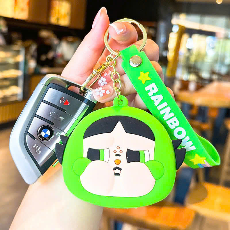 Móc khoá silicon hoạt hình Baby Cry dễ thương