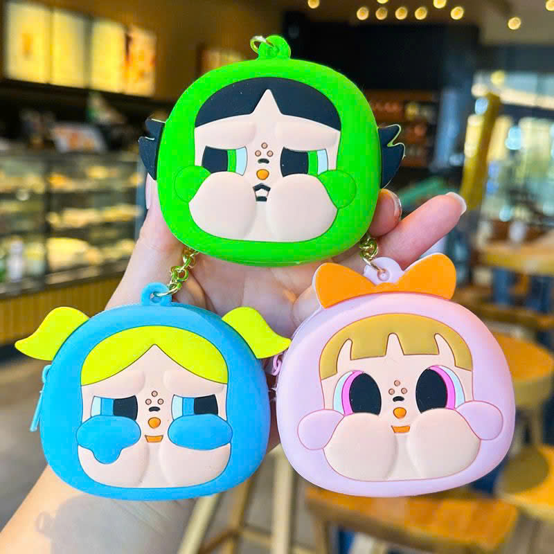 Móc khoá silicon hoạt hình Baby Cry dễ thương