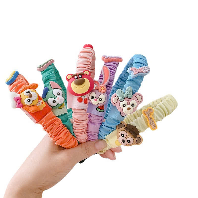 Băng Đô Cài Tóc Hoạt Hình Phong Cách Hàn Quốc Dễ Thương Cho Bé