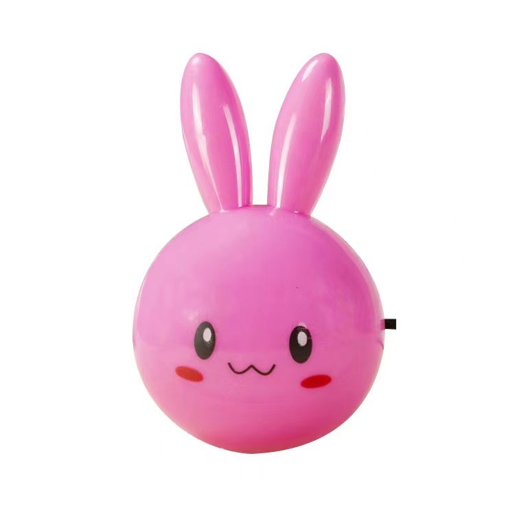 Đèn ngủ led đầu thỏ dễ thương