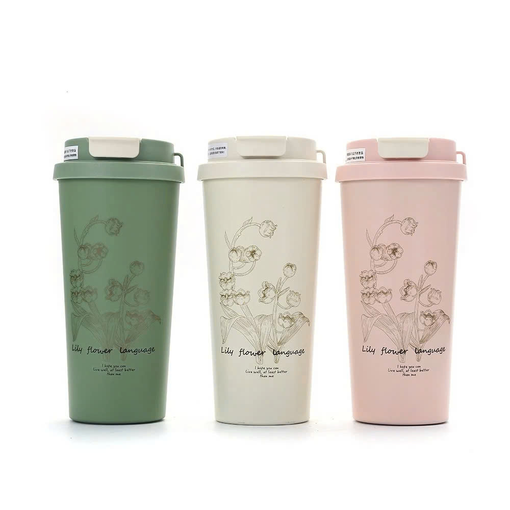 Bình giữ nhiệt coffee thời trang Flower cup 550ml