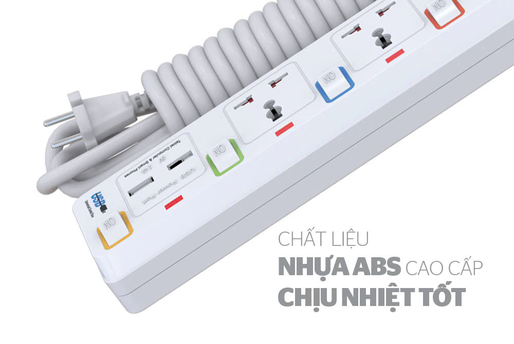 Ổ cắm điện Sunhouse SHE-OC2-3RU