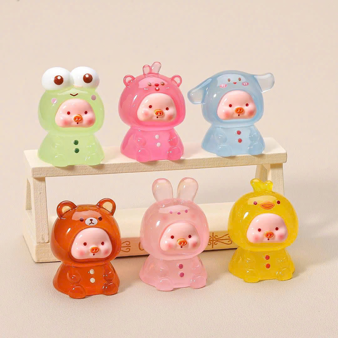 Set 10 Túi Mù Heo Phát Sáng Đáng Yêu