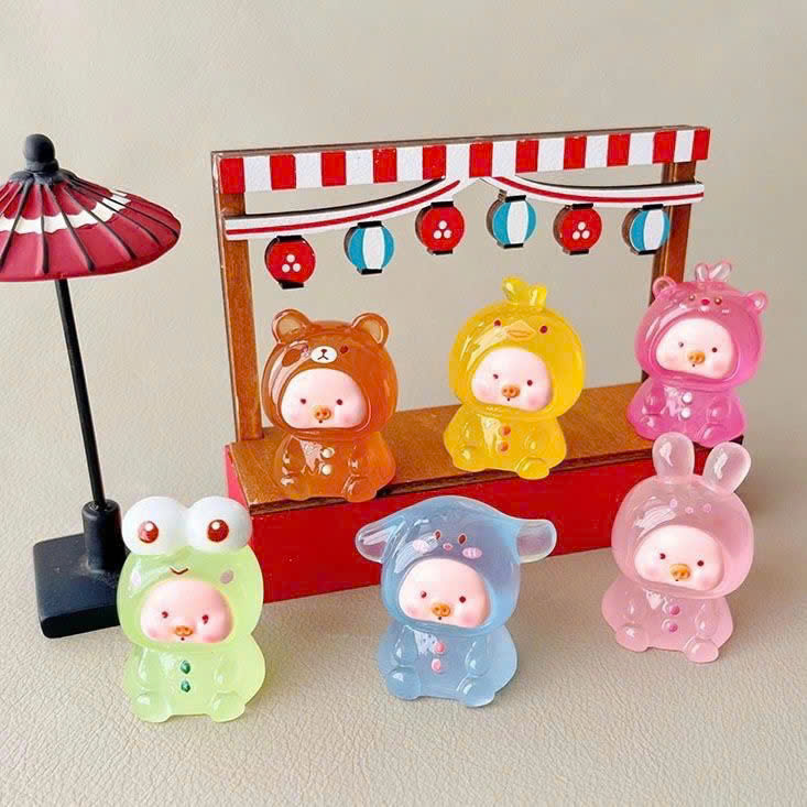 Set 10 Túi Mù Heo Phát Sáng Đáng Yêu