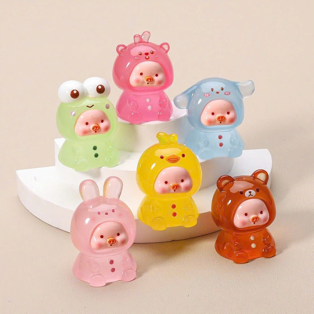 Set 10 Túi Mù Heo Phát Sáng Đáng Yêu