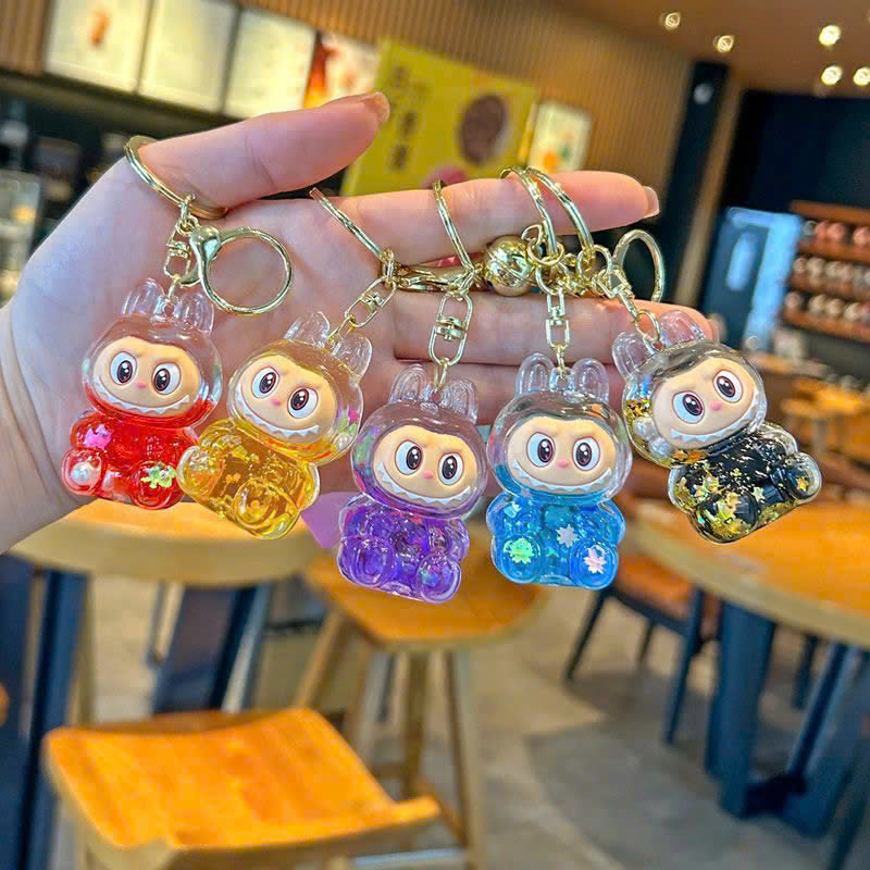 Set 5 túi mù Móc Khoá Labubu Nước dễ thương