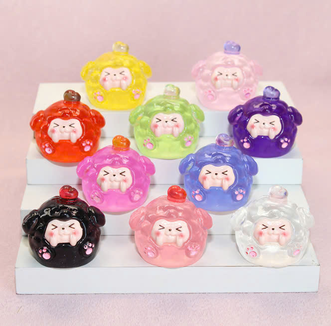 Set 10 Túi Mù Kiki Dễ Thương Nhiêu Màu Phát Sáng