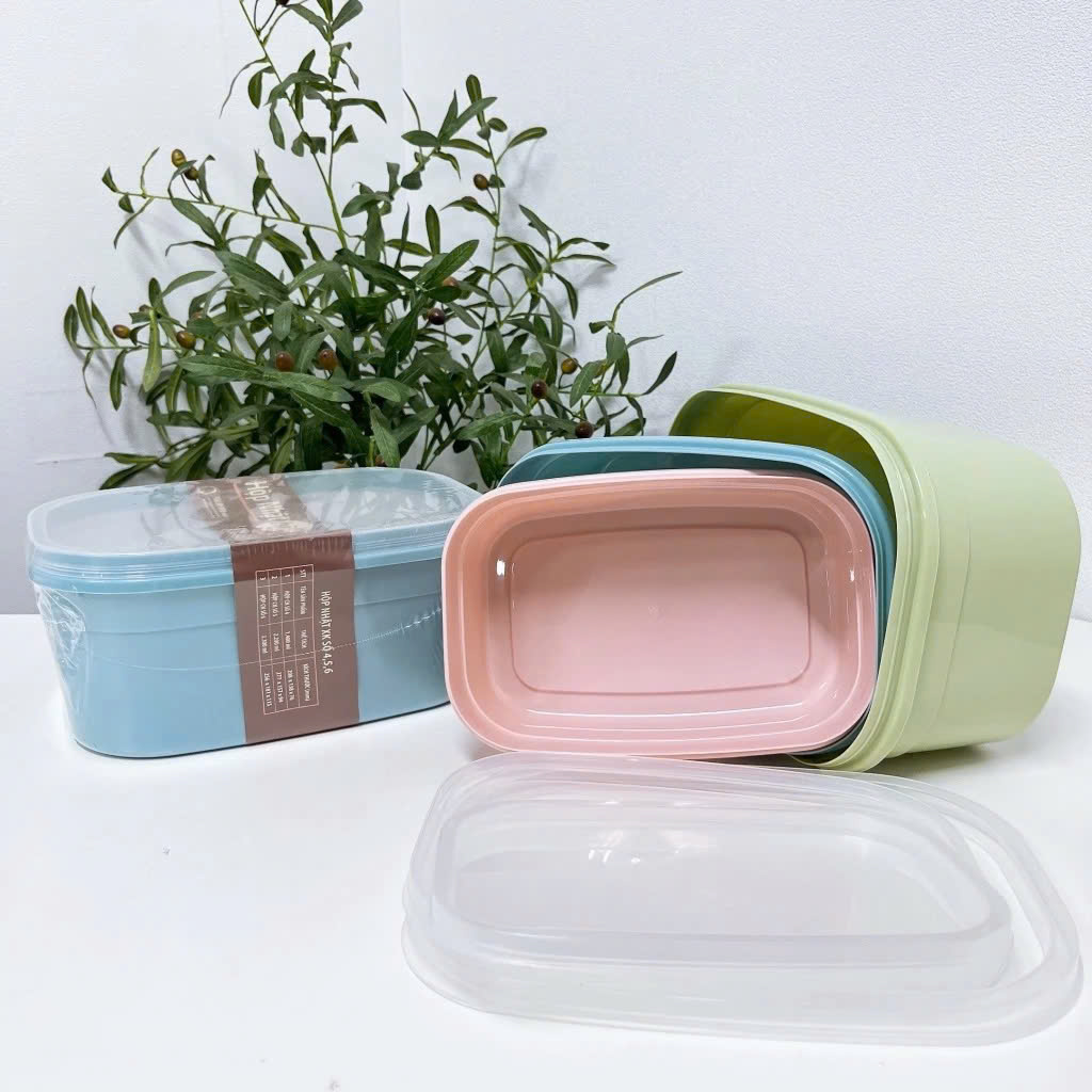 Bộ 3 Hộp Nhật XK Bộ 3 B3S456 nhựa TLT