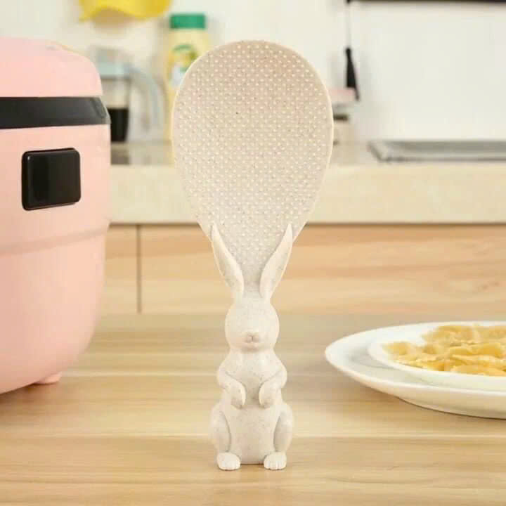 Muỗng xới cơm không dính hình thỏ Cute