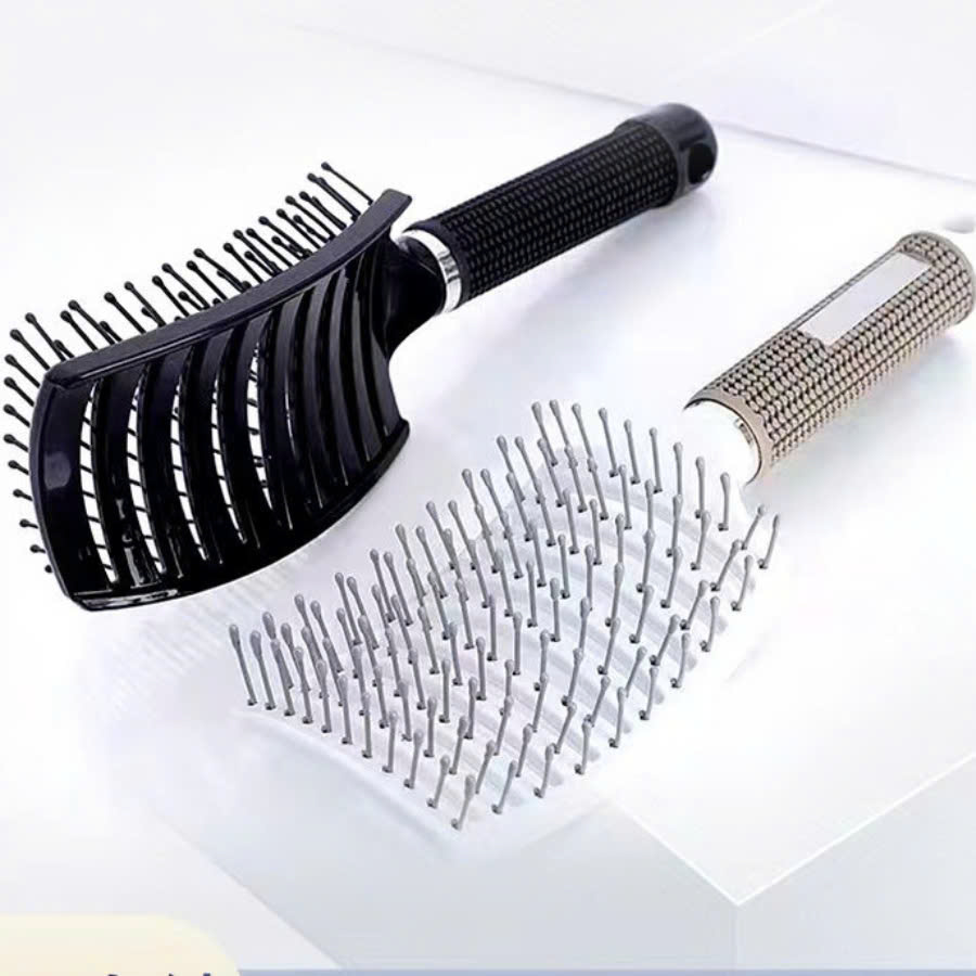 Lược bán nguyệt gỡ rối chải phồng tóc hiệu quả