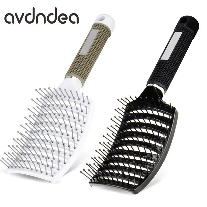 Lược bán nguyệt gỡ rối chải phồng tóc hiệu quả