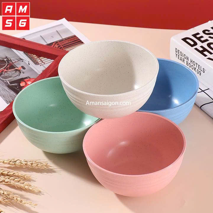 Set 4 bát lúa mạch size số 6