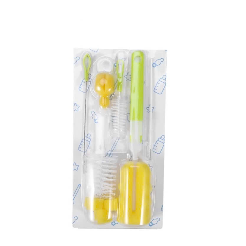 Bộ cọ rửa bình và ly 6 chi tiết tiện lợi (T200)