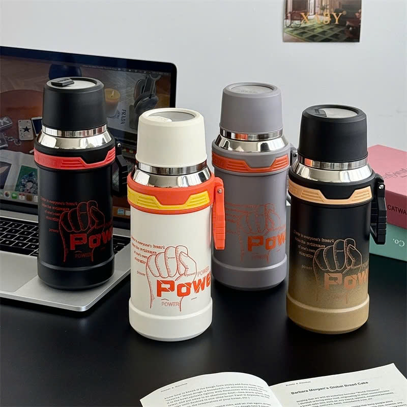 Bình giữ nhiệt Power Inox 800ml cao cấp