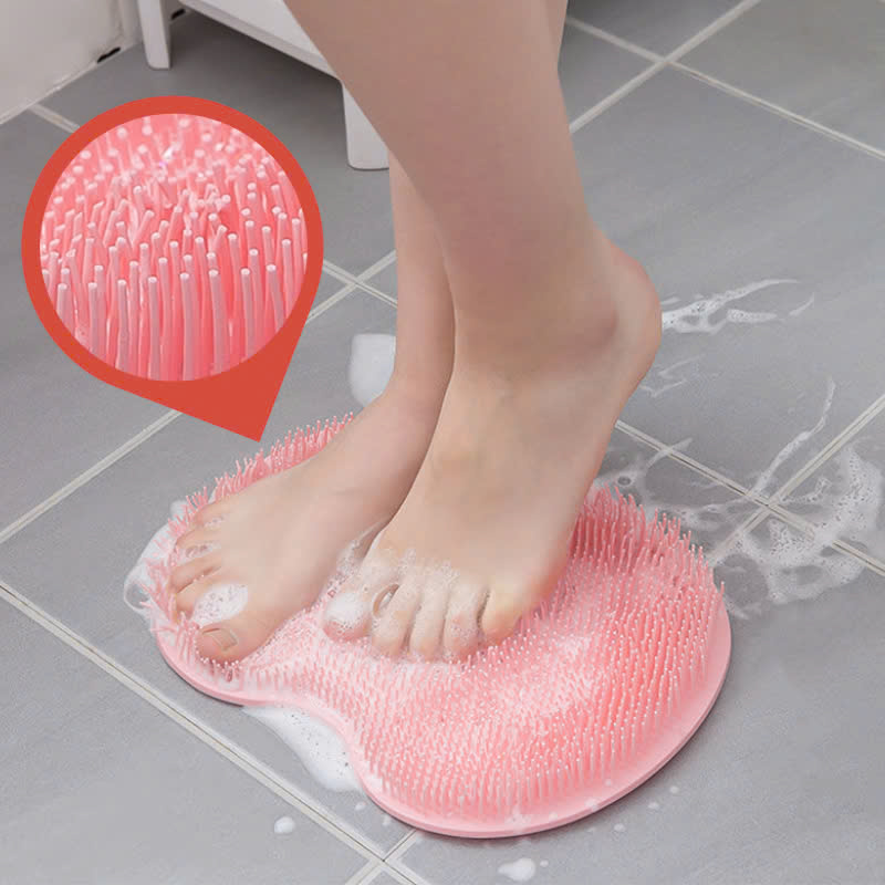 Miếng chà lưng cọ chân bằng silicon gắn tường