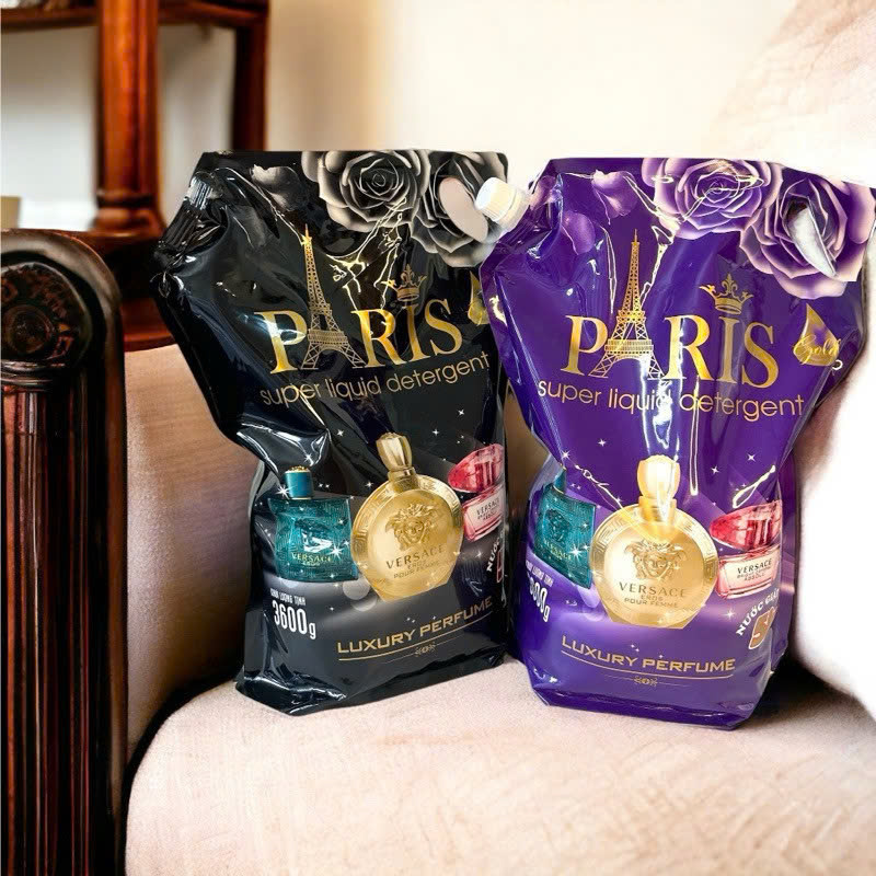 Nước giặt Paris 5in1 túi 3.6L hương nước hoa siêu thơm