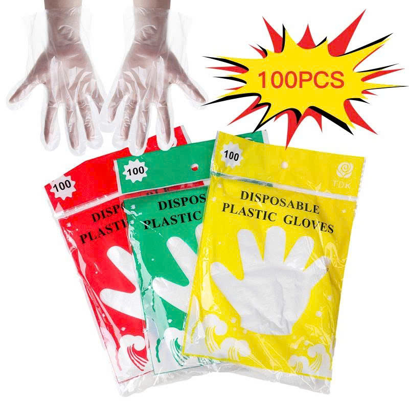 Set 10 gói găng tay nilon dùng 1 lần