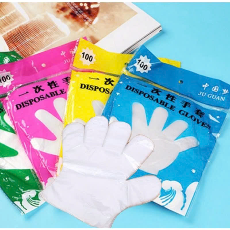 Set 10 gói găng tay nilon dùng 1 lần