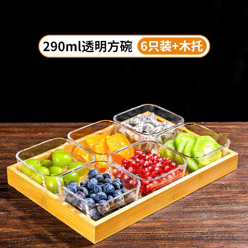 Khay 6 ngăn đựng mứt têt phong cách Bắc Âu sang trọng