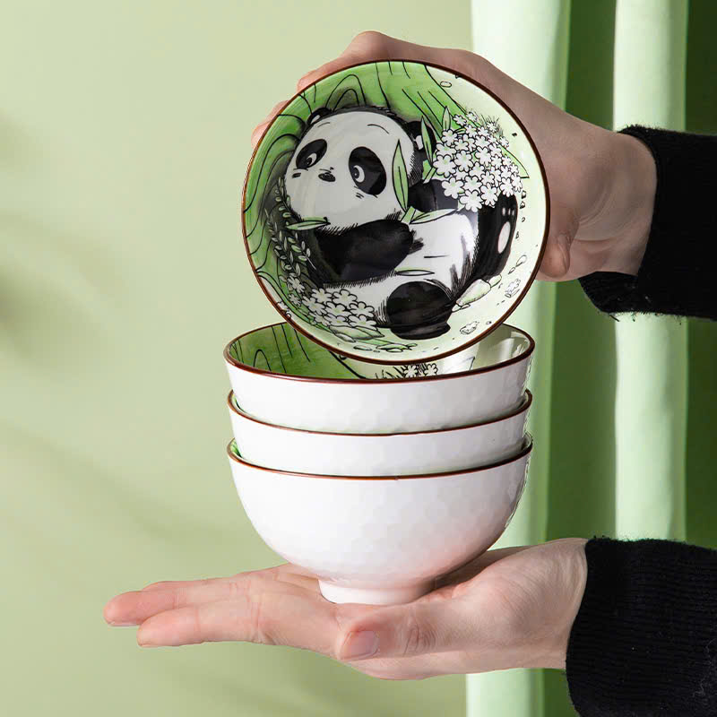 Bộ 6 chén hoạ tiết gấu trúc dễ thương KN6