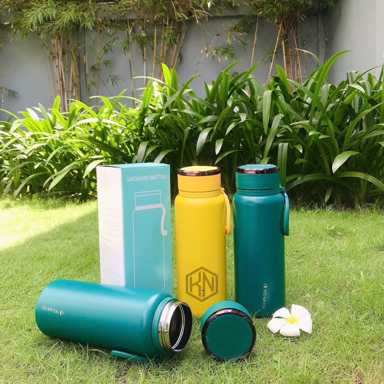 Bình giữ nhiệt YES WATER 1200ml cao cấp