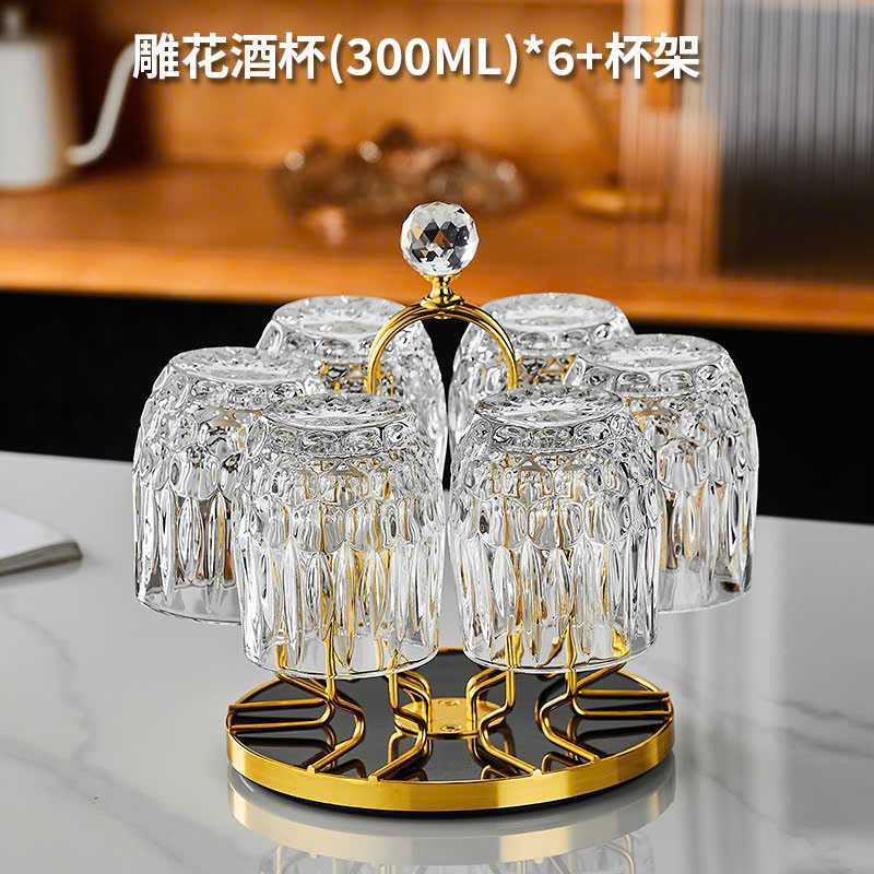 Bộ 6 cốc thuỷ tinh TRẮNG LXZS0607 300ml