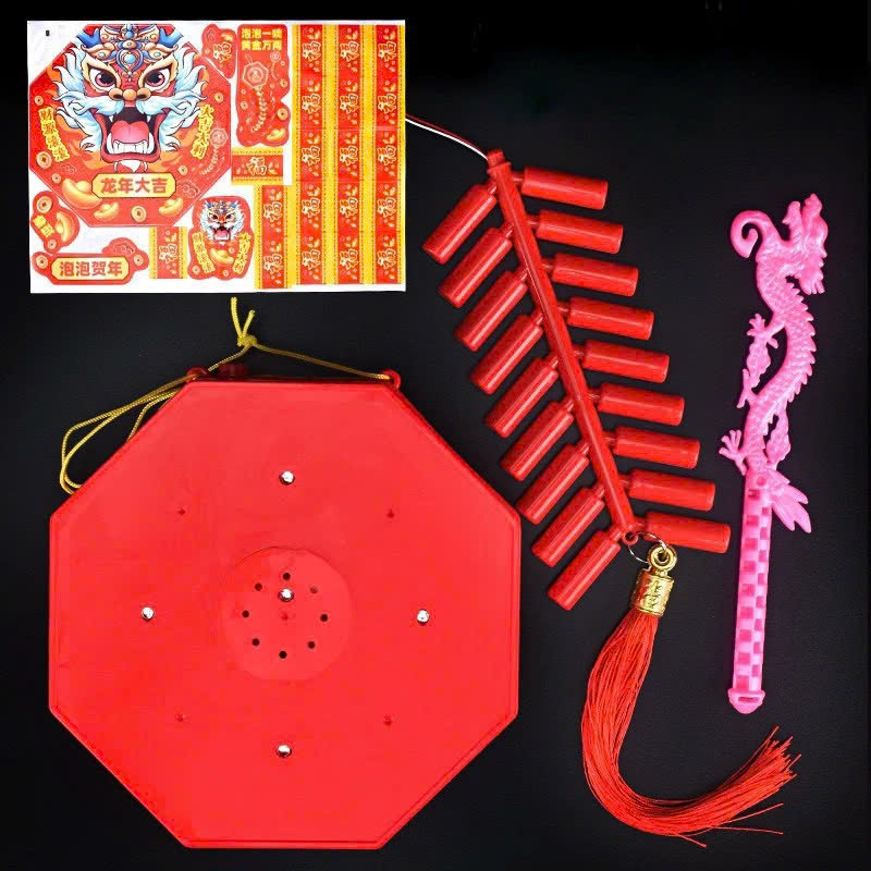 Dây pháo bong bóng hình rồng trang trí tết