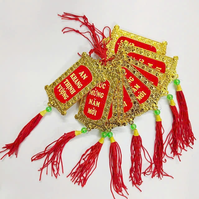 Combo 10 liễn nhung treo tết mẫu mới